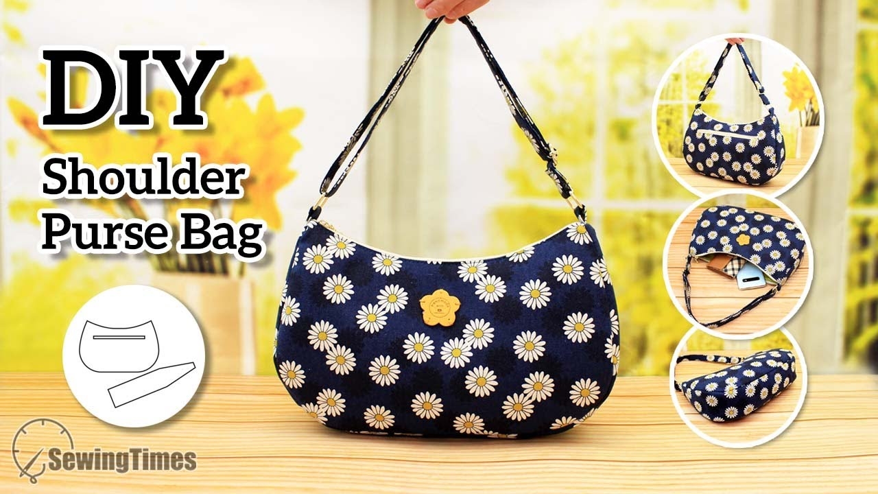 DIY Shoulder Purse Bag How To Make Fabric Handbag Sewing Pattern Tutorial sewingtimes YouTube DIY Shoulder Purse Bag How To Make Fabric Handbag Sewing Pattern Tutorial sewingtimes YouTube