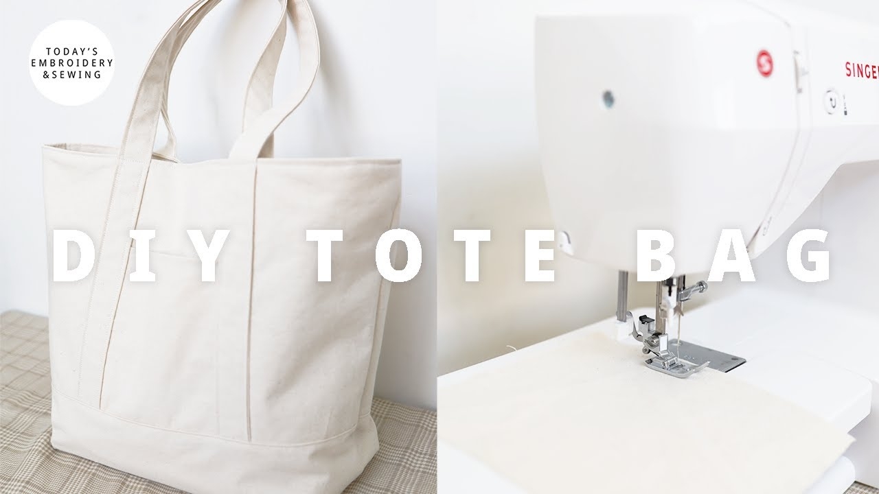 Diy Tote Bag Tutorial easy To Sew sewing Pattern Free sewing For Beginners YouTube