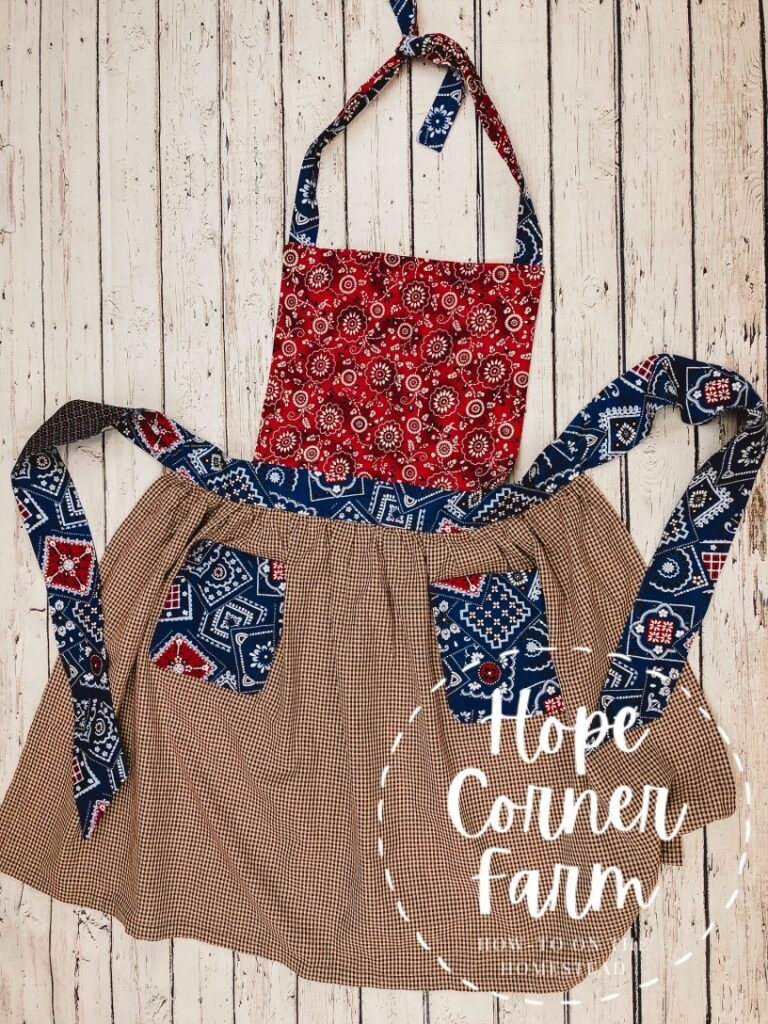 DIY Vintage Full Apron Pattern And Tutorial Hope Corner Farm