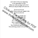 Do Re Mi Lyrics Printout MIDI And Video