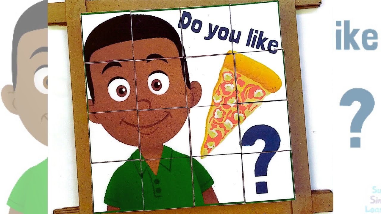 Do You Like Popcorn Pizza Super Simple Songs Puzzle Game 1 YouTube