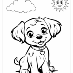 Dog And Puppy Coloring Pages And Coloring Sheets Free Printables Monograms Design Tools Patterns DIY Projects