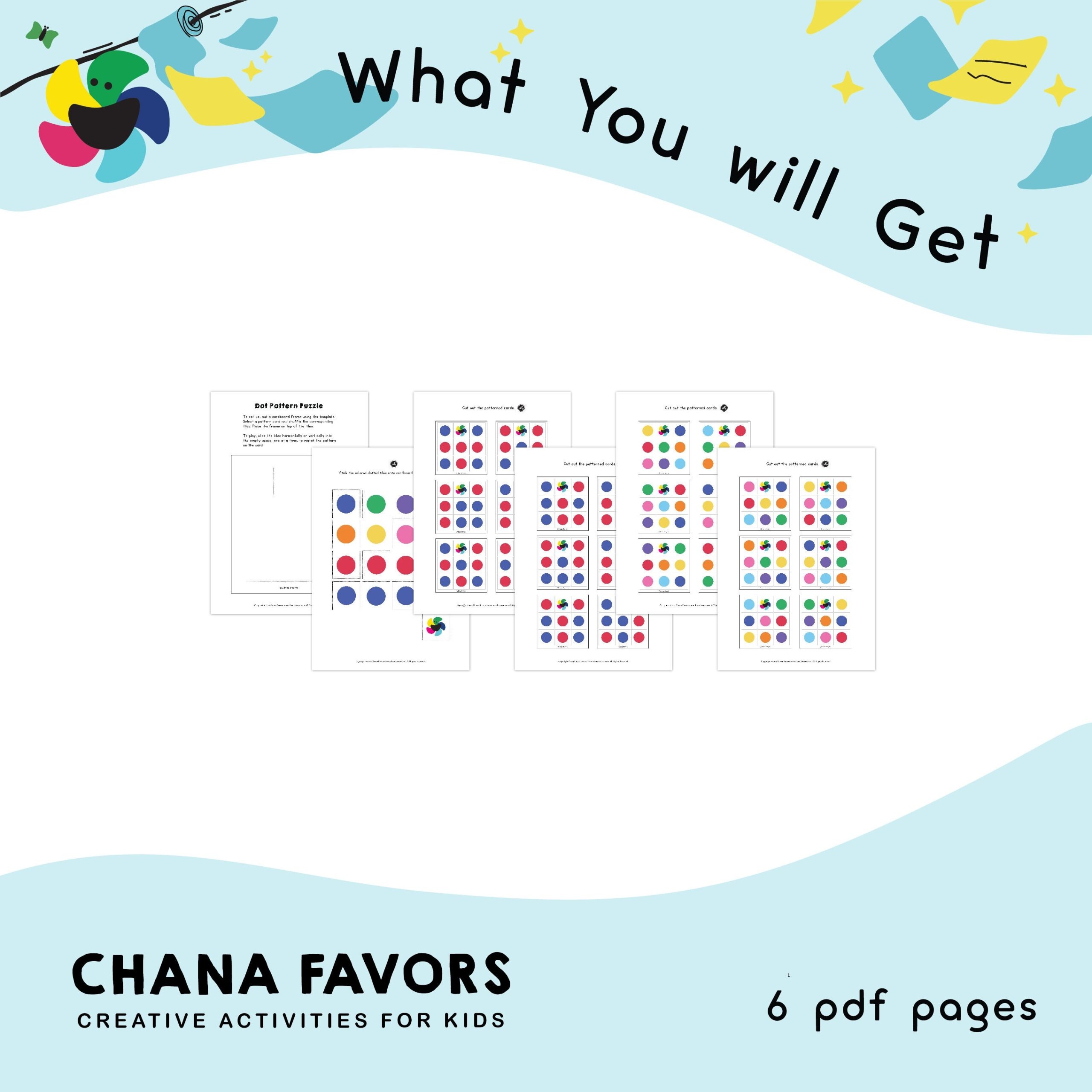 Dot Pattern Puzzle Brain Training Game printable PDF Etsy Canada