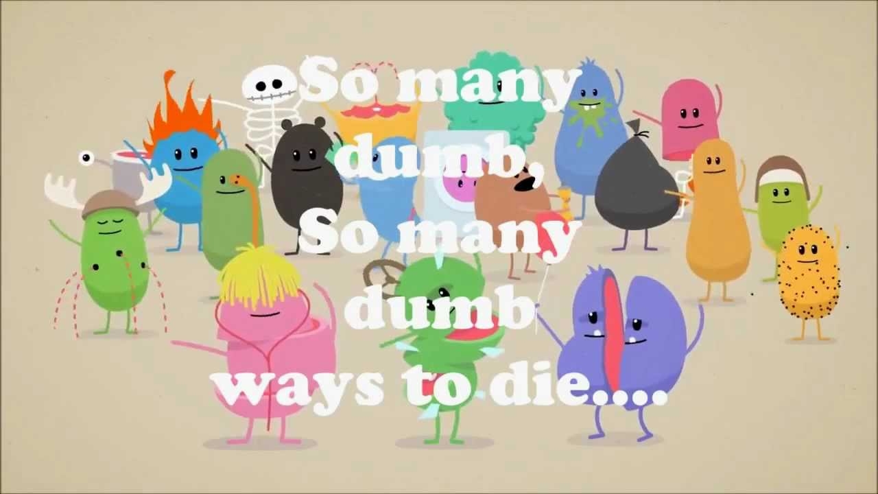 Dumb Ways To Die With Lyrics YouTube Dumb Ways To Die With Lyrics YouTube
