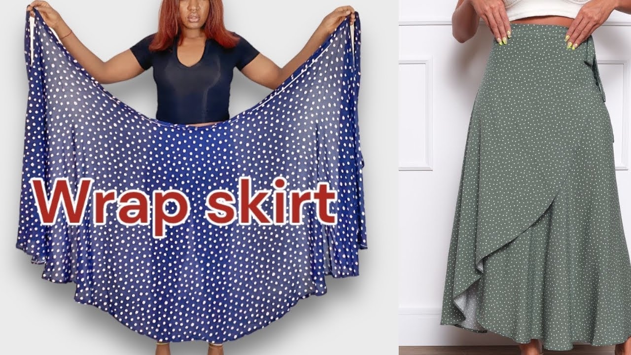 Easiest Way To Make A Wrap Skirt YouTube