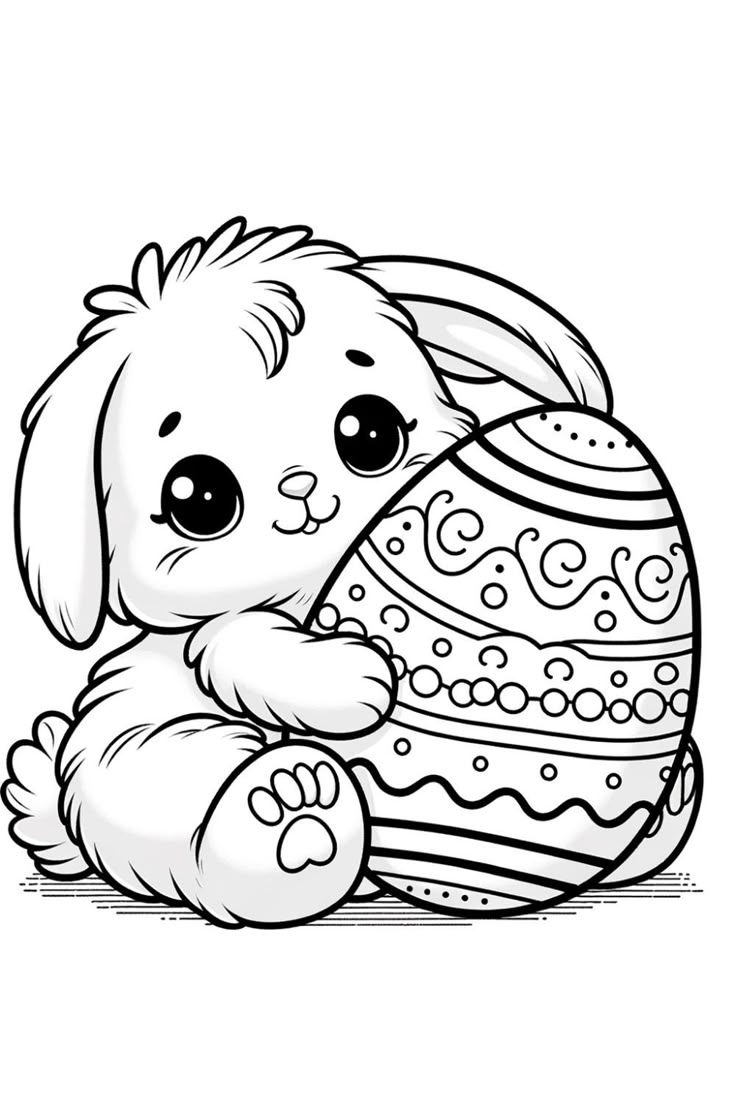 Easter Bunny Coloring Pages