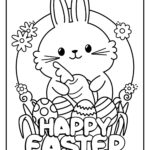 Easter Coloring Pages 4 Free Printable PDFs Cute Coloring Pages Worksheets Library