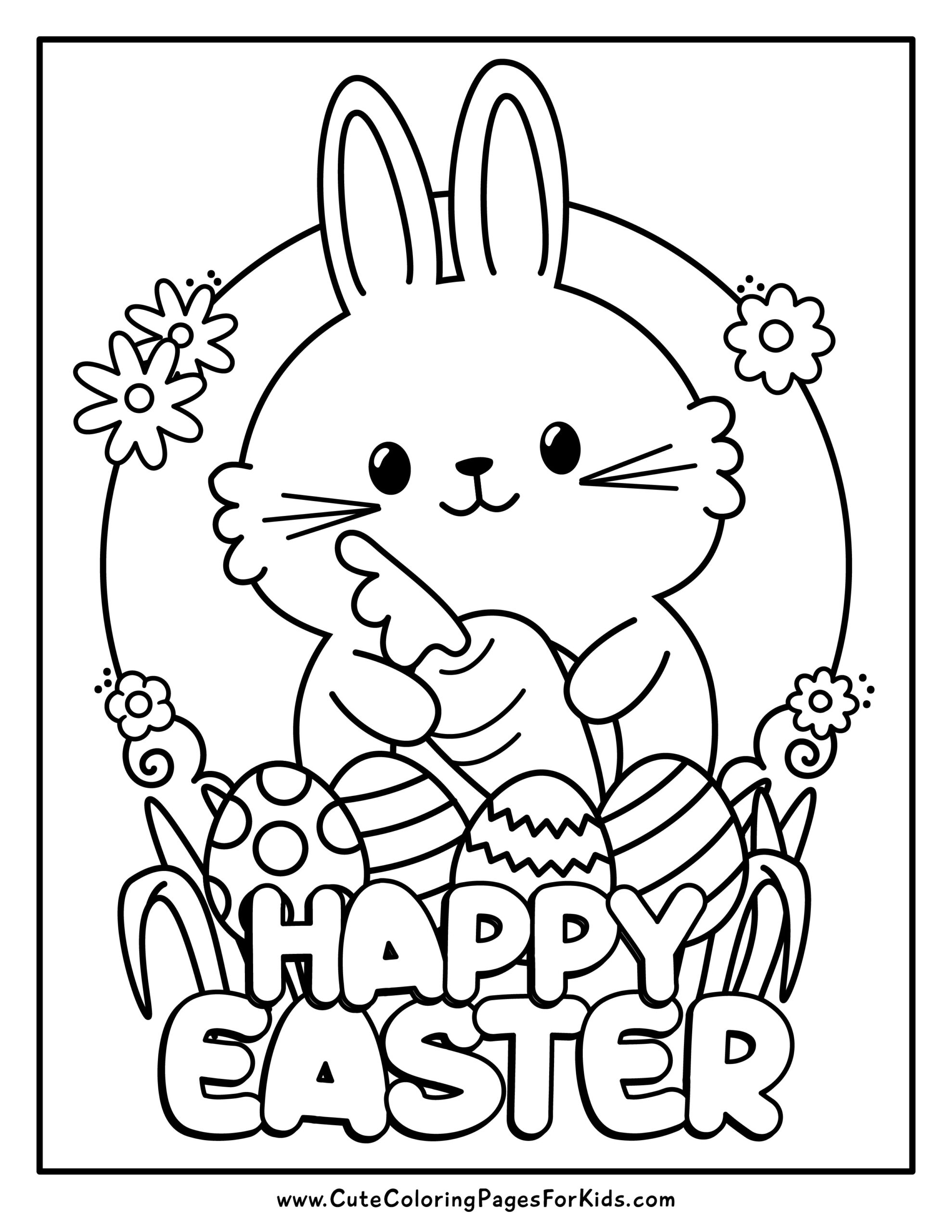 Easter Coloring Pages 4 Free Printable PDFs Cute Coloring Pages Worksheets Library Easter Coloring Pages 4 Free Printable PDFs Cute Coloring Pages Worksheets Library