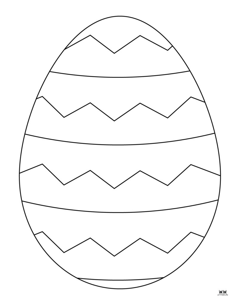 free coloring pages of easter eggs
