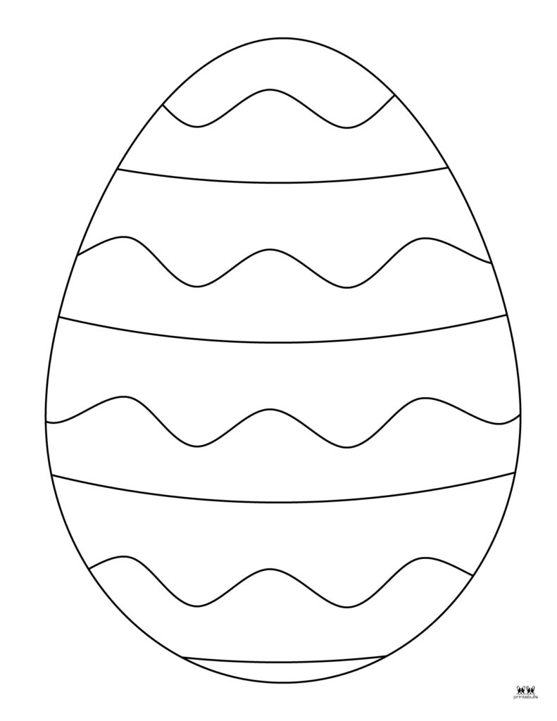 Easter Egg Templates Coloring Pages 129 FREE Pages Printabulls
