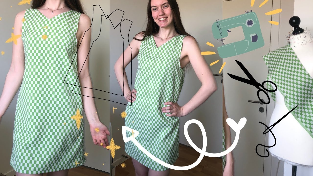 Easy A line Summer Dress Sewing Tutorial For Beginners From Scratch Make Your Own Dress Pattern YouTube Easy A line Summer Dress Sewing Tutorial For Beginners From Scratch Make Your Own Dress Pattern YouTube