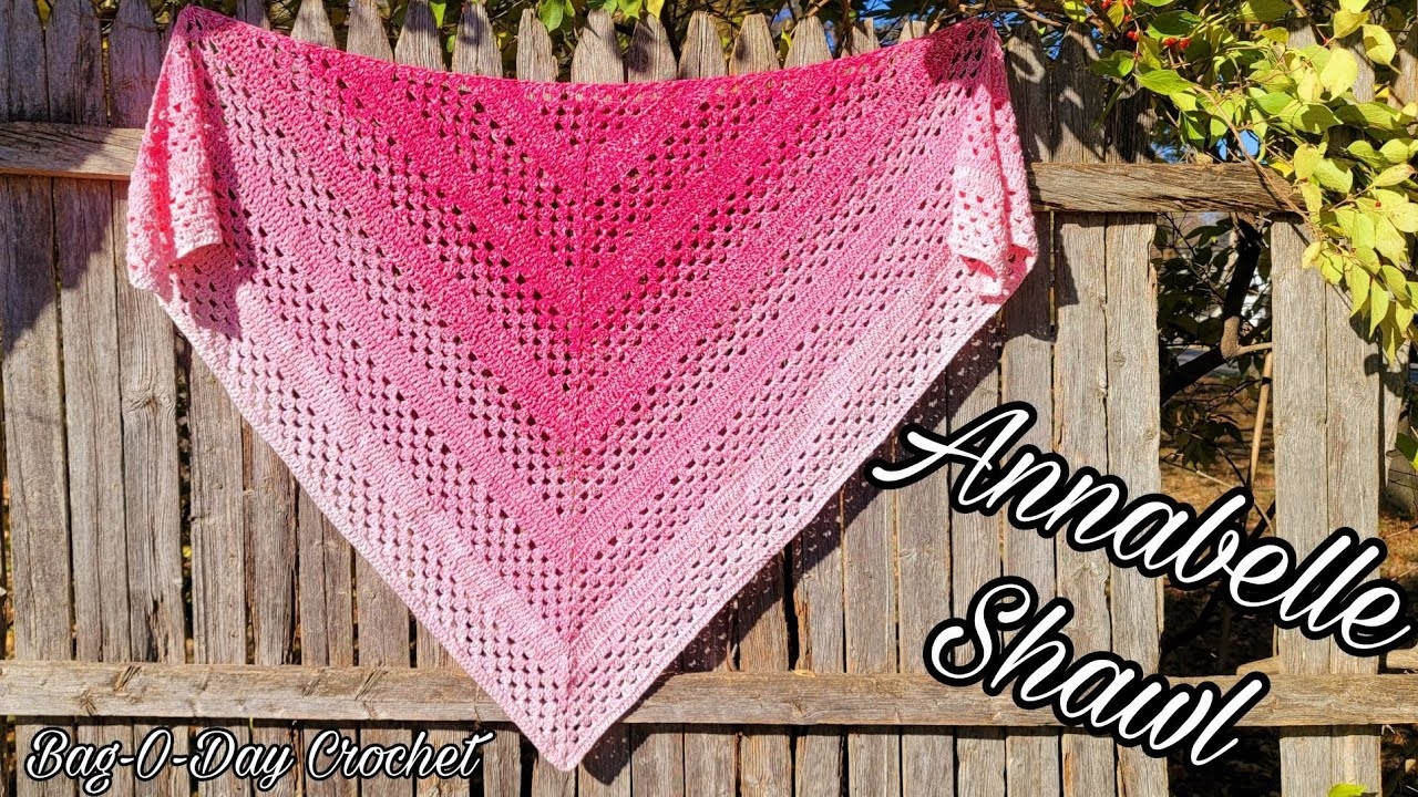 Easy Beginner Friendly Crochet Shawl Tutorial Annabelle Shawl YouTube
