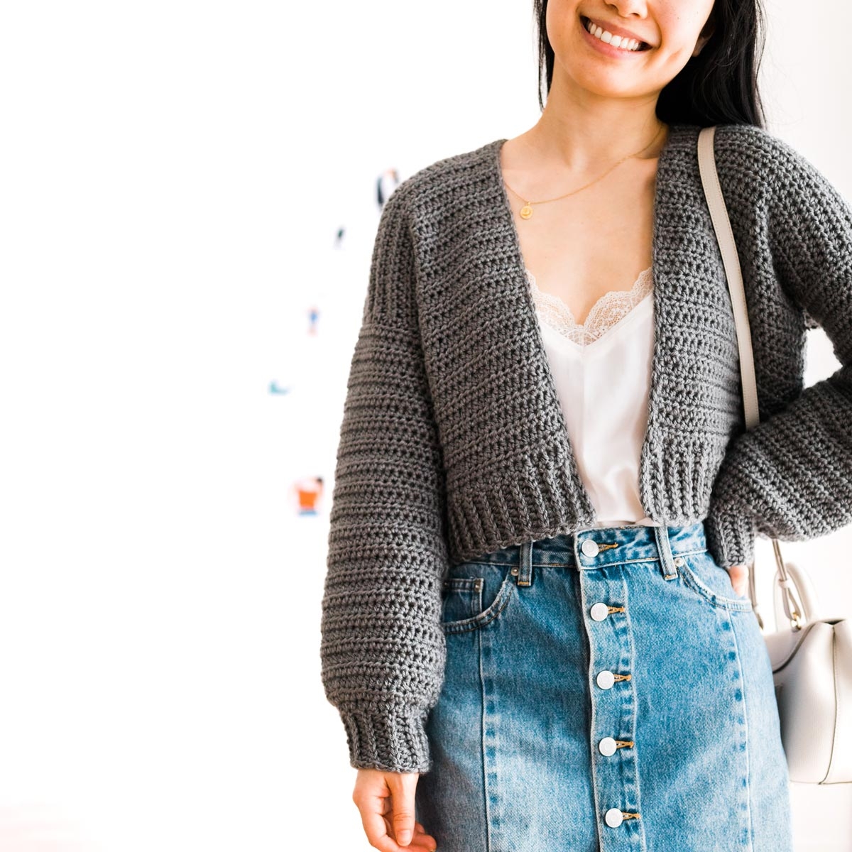 Easy Beginner Oversized Cardigan Free Crochet Pattern For The Frills