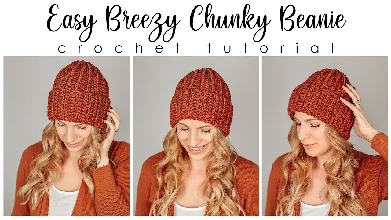 Easy Breezy Chunky Beanie Beginner Crochet Beanie Tutorial Free Crochet Hat Pattern YouTube Easy Breezy Chunky Beanie Beginner Crochet Beanie Tutorial Free Crochet Hat Pattern YouTube