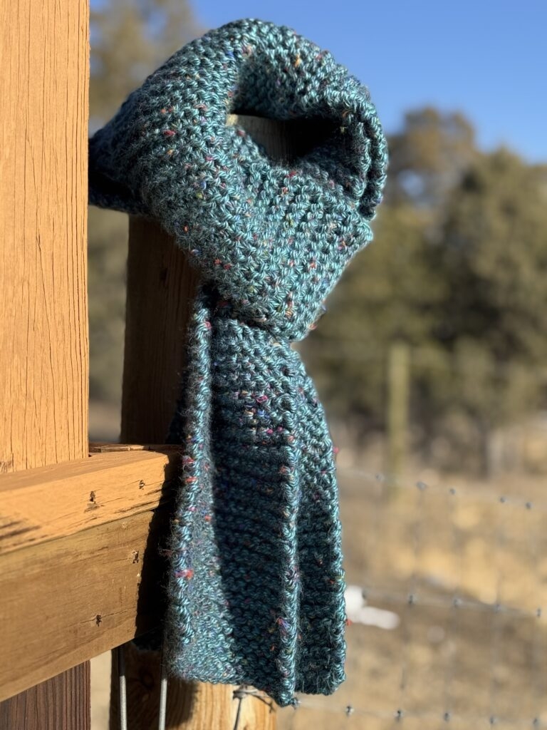 Easy Chunky Knit Scarf Pattern For Beginners PurlsAndPixels