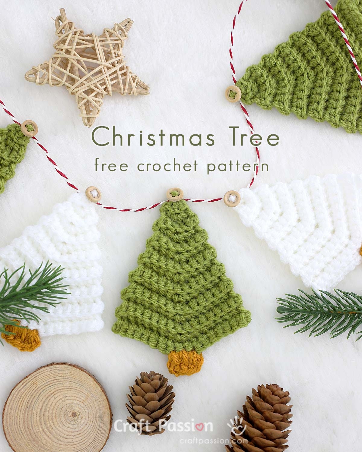Easy Crochet Christmas Tree Free Pattern Craft Passion Easy Crochet Christmas Tree Free Pattern Craft Passion