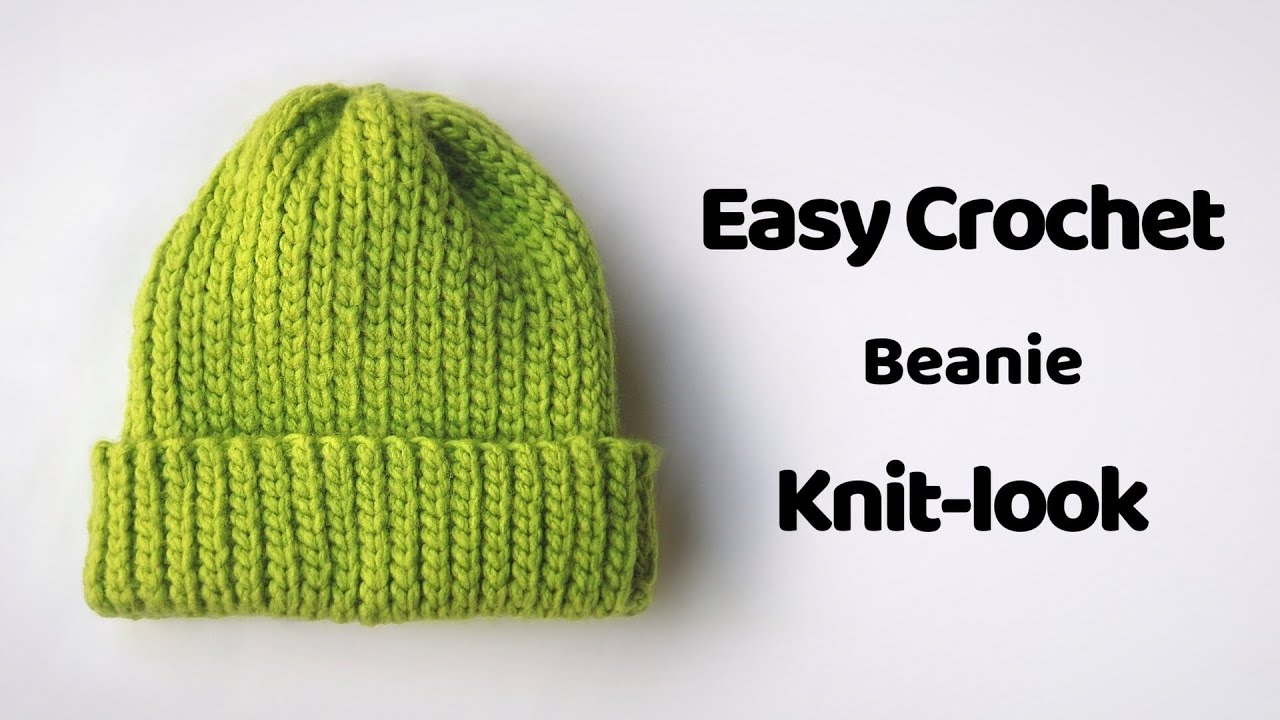 Easy Crochet Chunky Knit Look Beanie Easiest Beanie Ever YouTube Easy Crochet Chunky Knit Look Beanie Easiest Beanie Ever YouTube