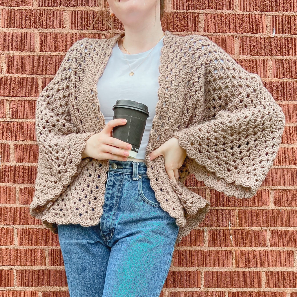 Easy Crochet Granny Hexagon Cardigan Free Pattern Video Tutorial Hayhay Crochet