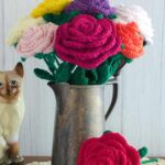 Easy Crochet Rose Pattern Easy Breezy Crochet