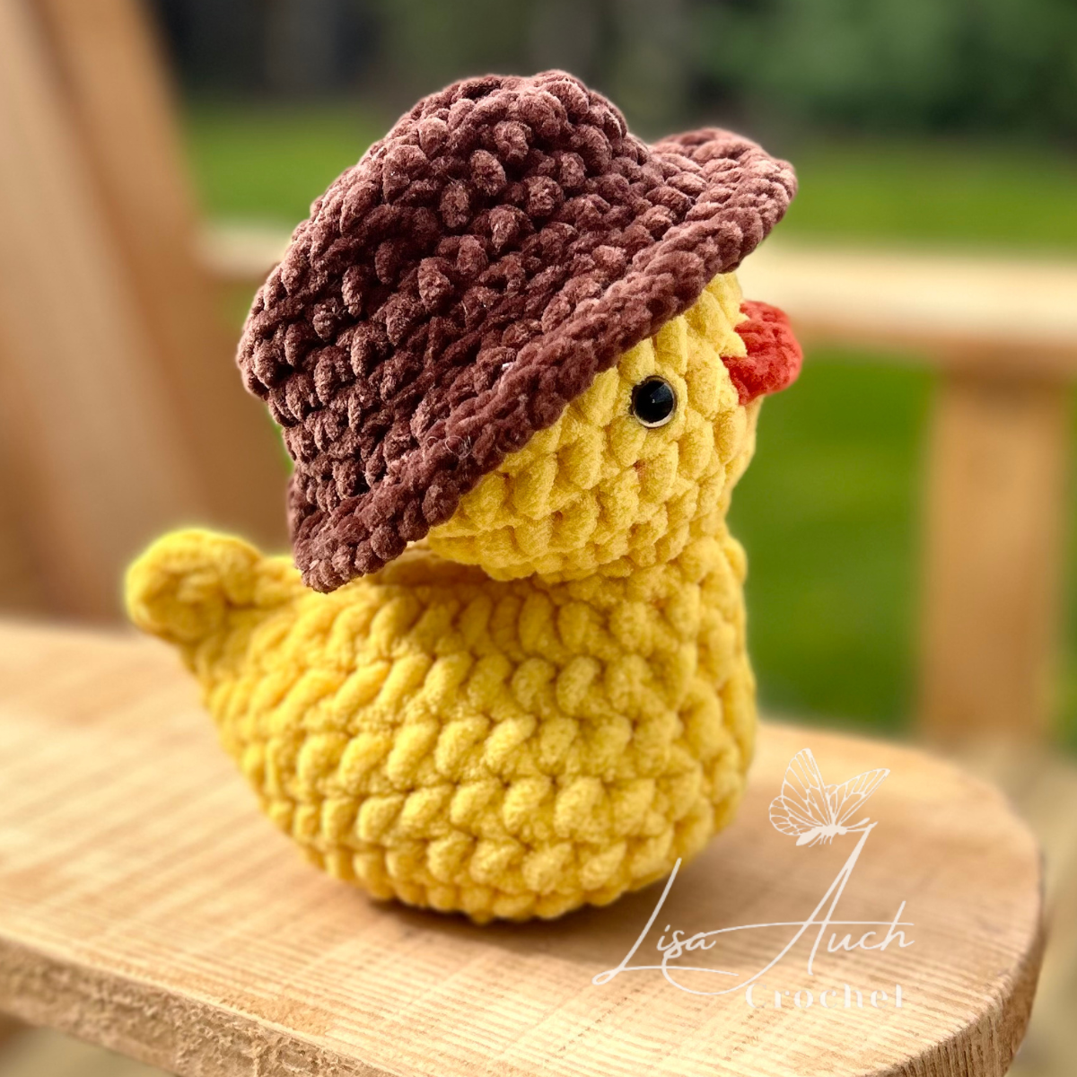 EASY Crochet Rubber Duck Pattern FREE NO SEW