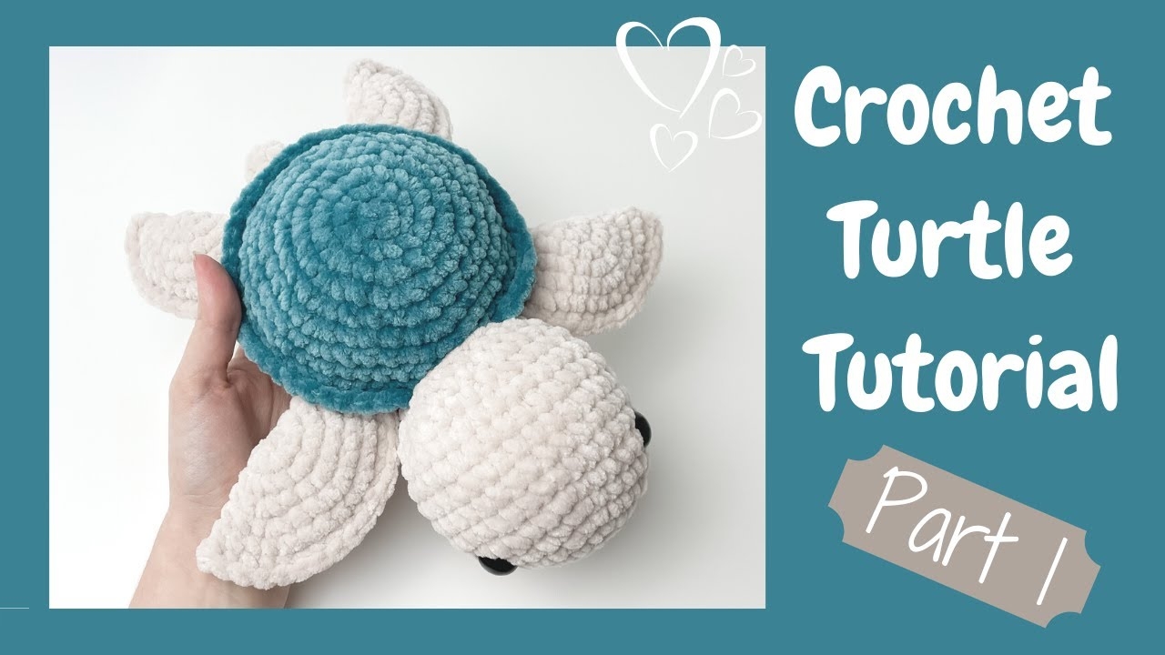 Easy Crochet Turtle TikTok Tutorial Part 1 Free Amigurumi Animal Pattern For Beginners YouTube