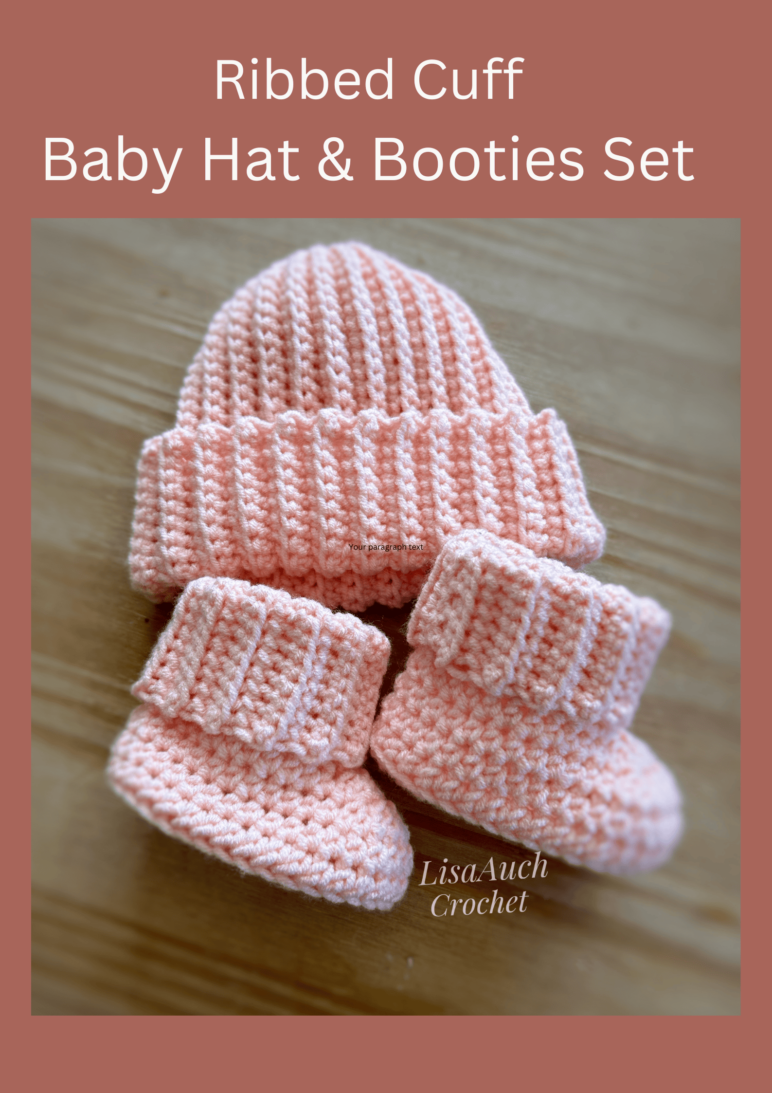 Easy FREE Crochet Baby Booties Pattern 4 Sizes 