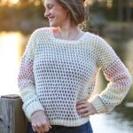 Easy Free Oversized Crochet Sweater Pattern Video Tutorial Life Yarn