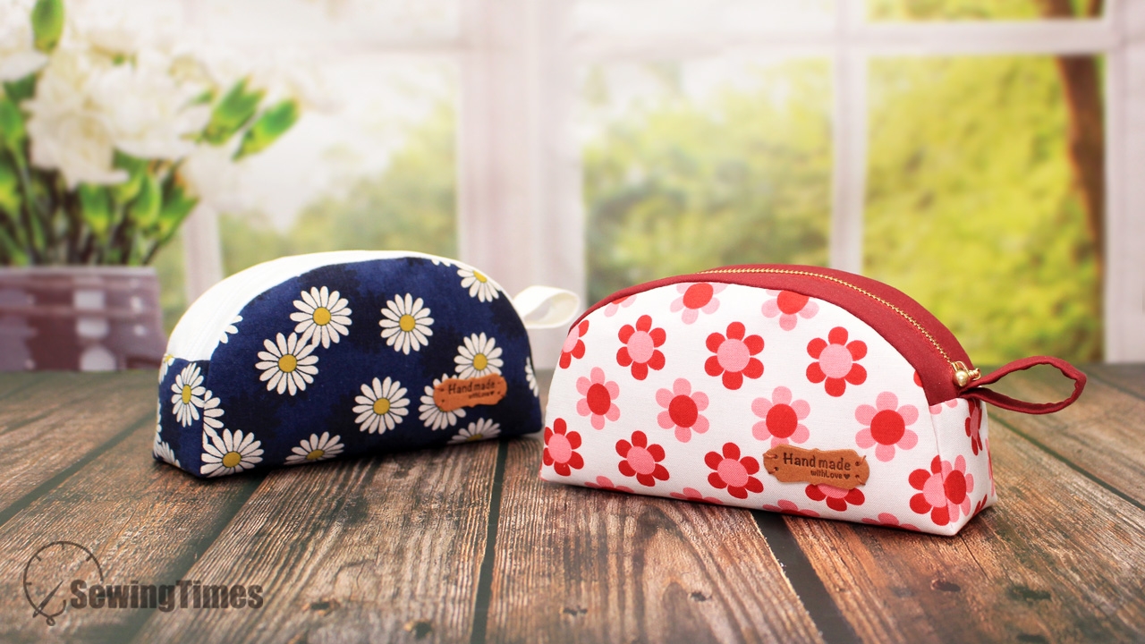 Easy Makeup Bag Sewing Pattern Diy Pouch And Bag With Sewingtimes