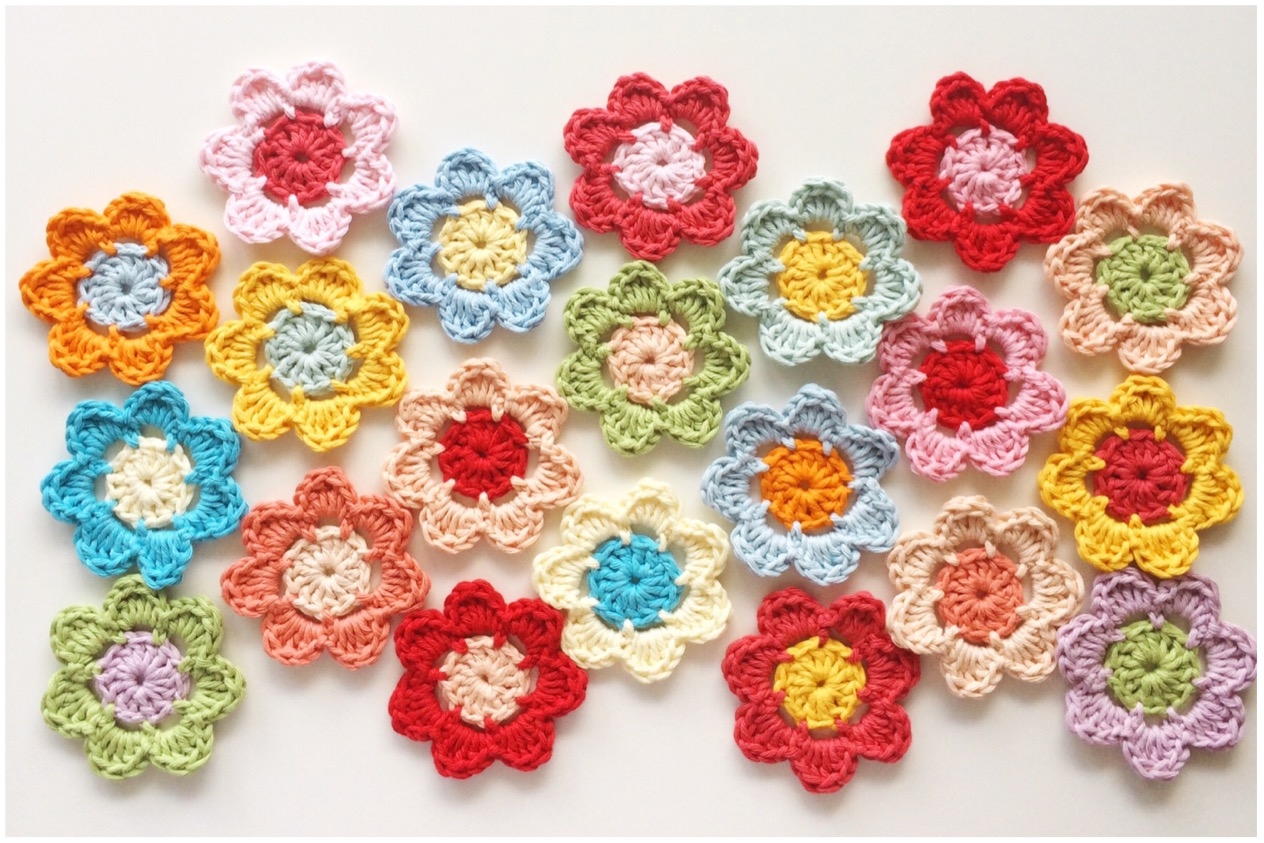 Easy Peasy Flower Pattern Tutorial Knitpurlhook