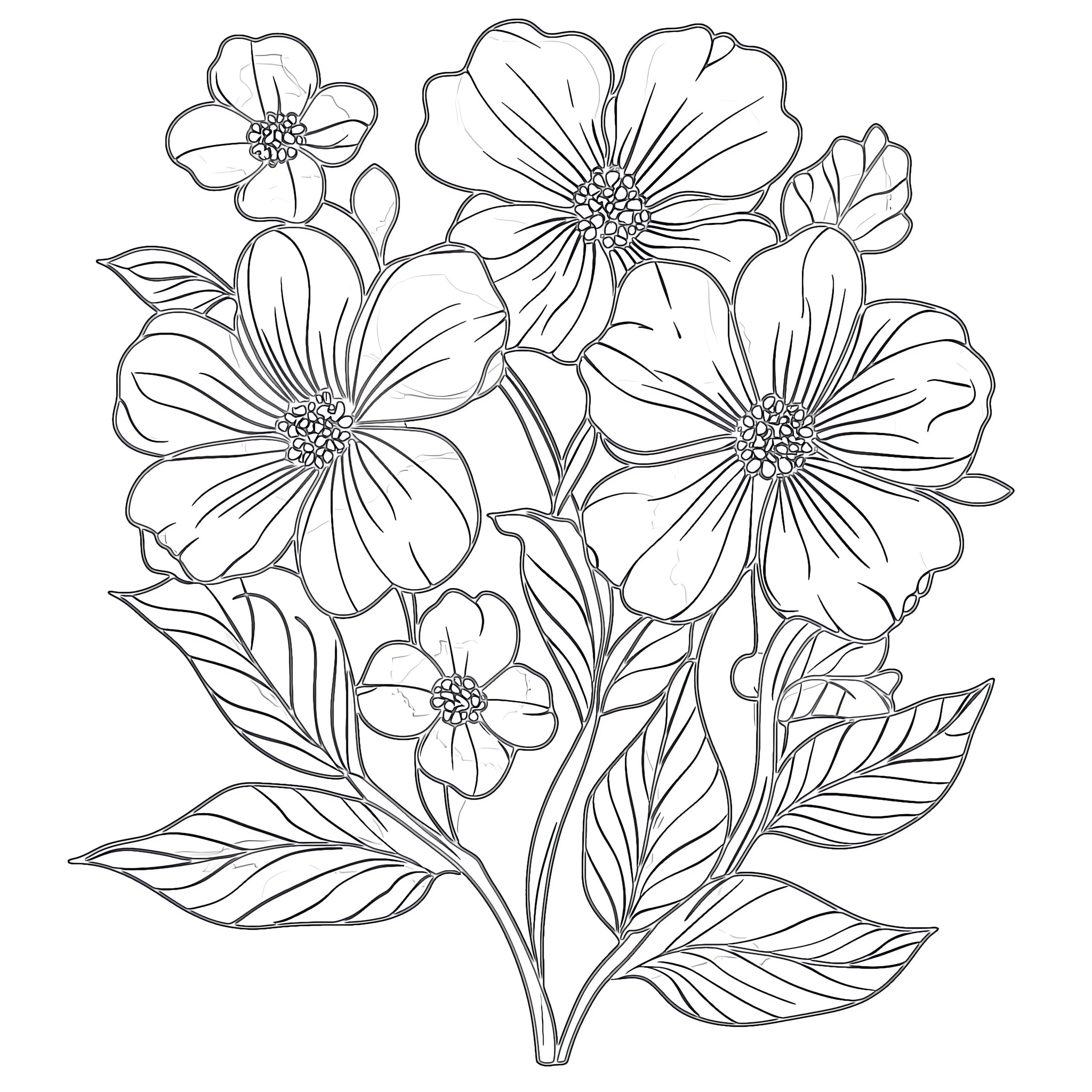 flower coloring pages to print flower coloring pages to print