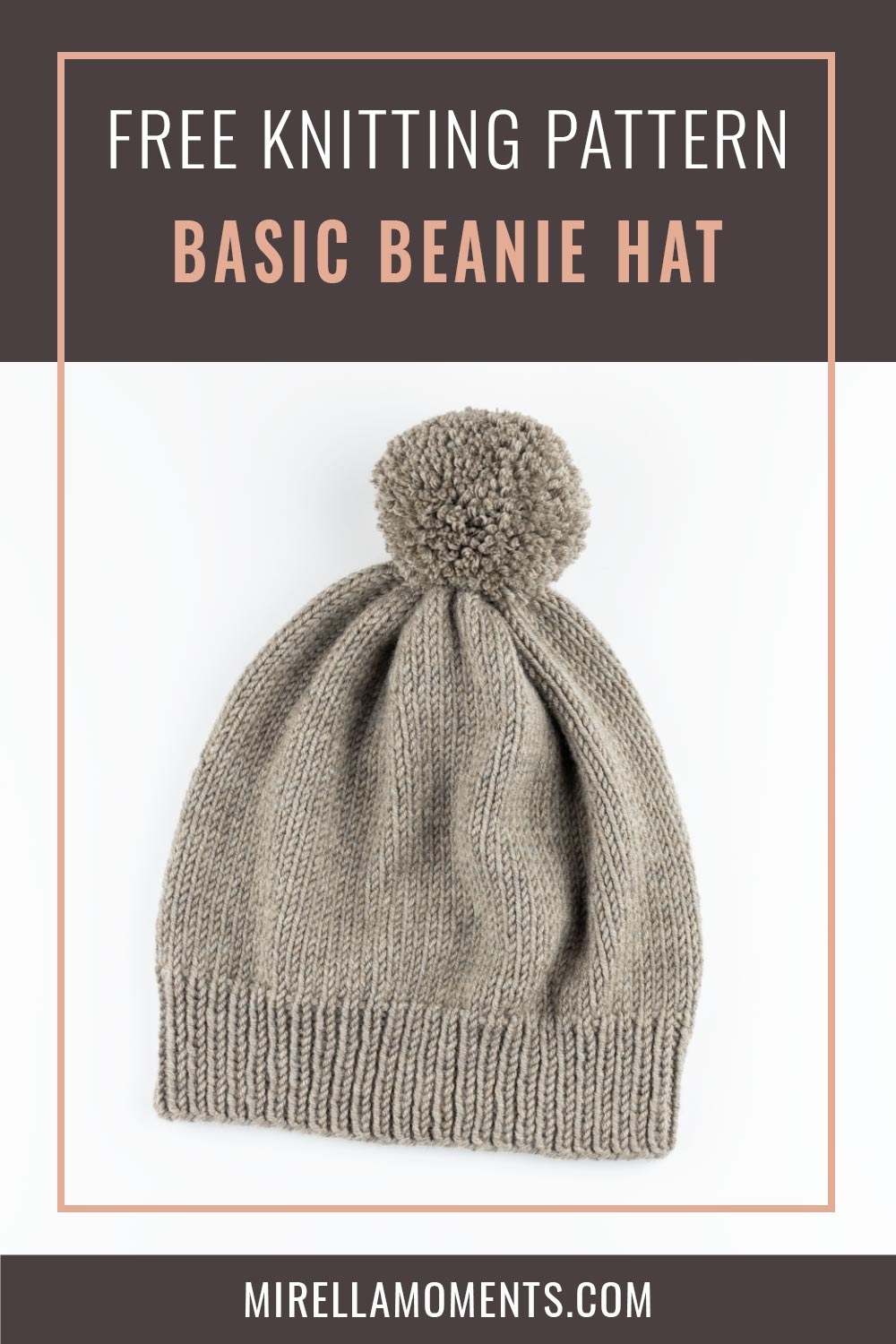 easy knit hat pattern free