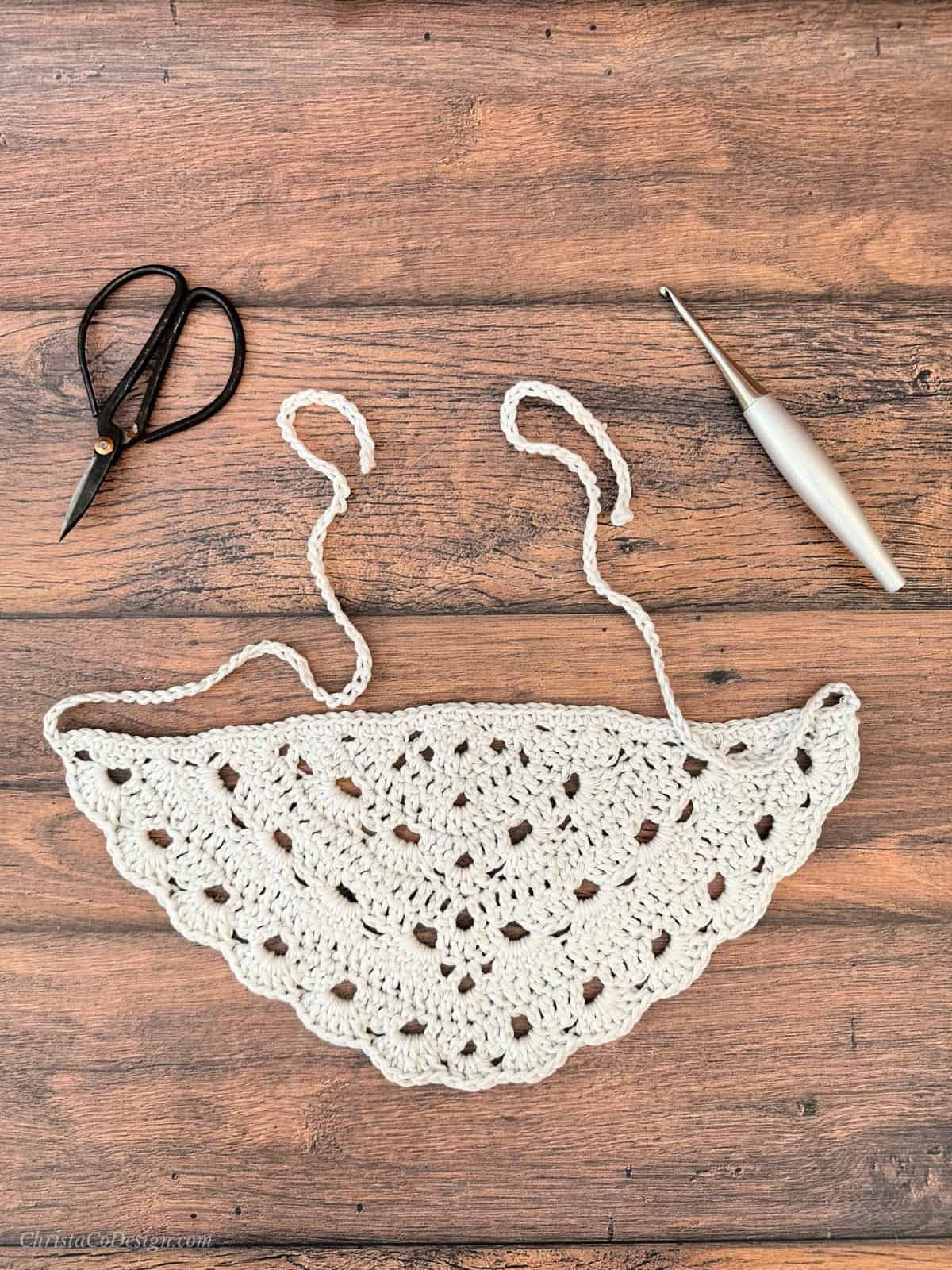 crochet kerchief pattern free