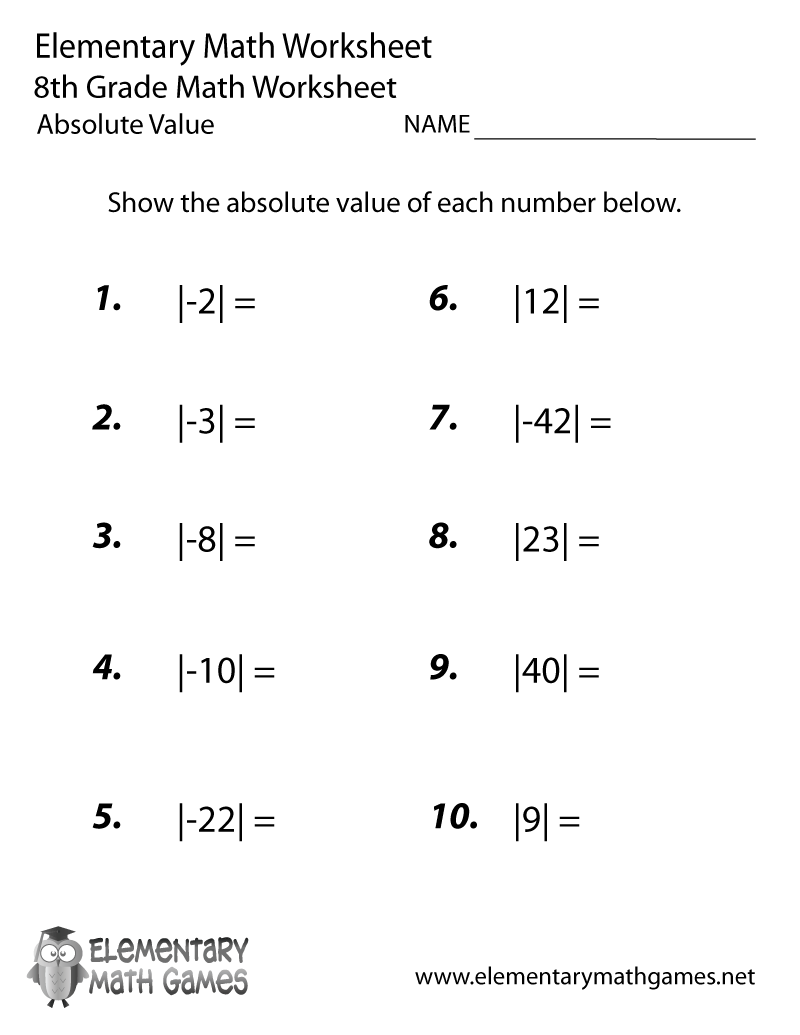 solving absolute value equations worksheet solving absolute value equations worksheet