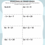 Ejercicios De Ecuaciones De Primer Grado Nivel 1 Studocu