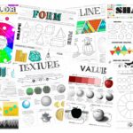 Elements Of Art Worksheet Pack Look Between The Lines