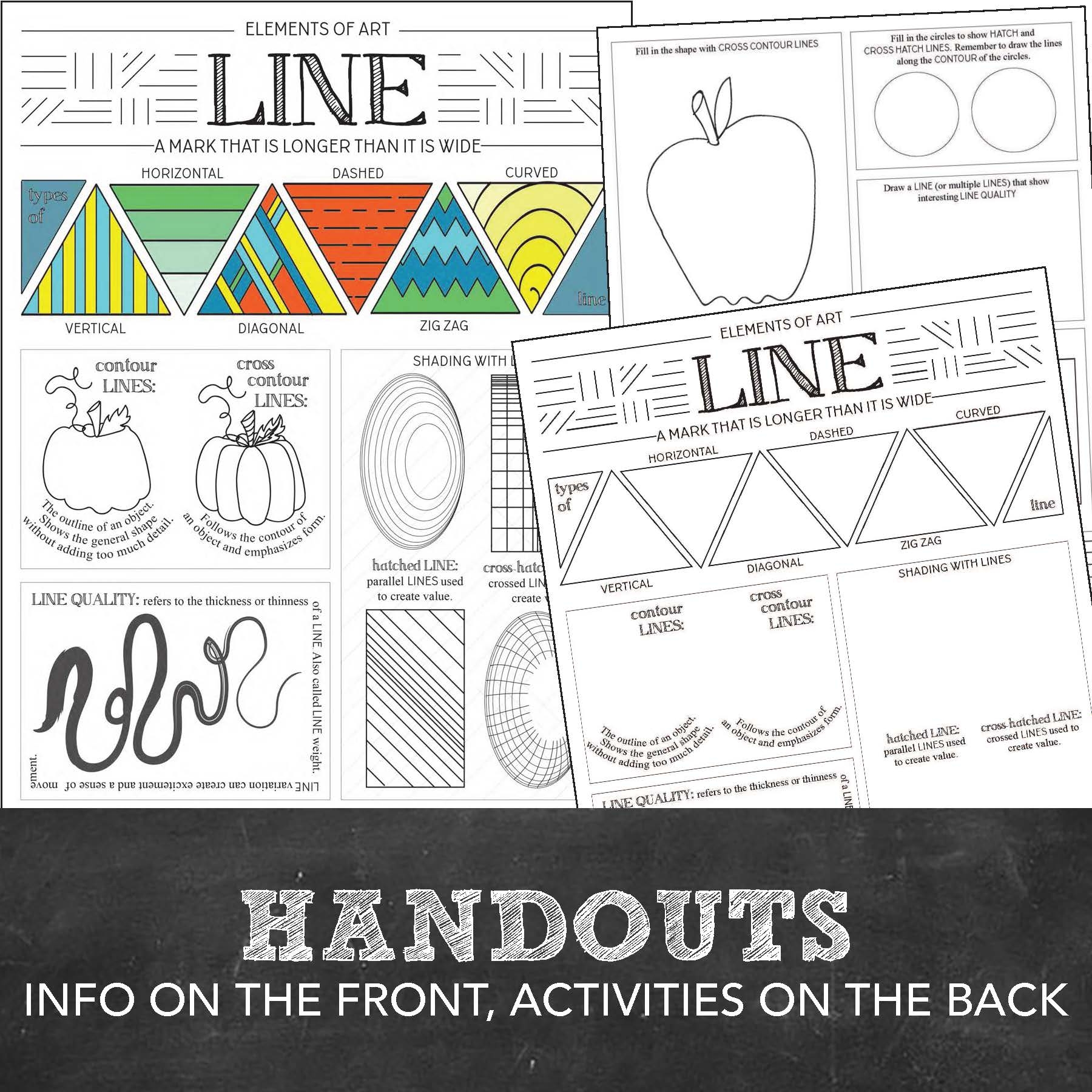 Elements Of Art Worksheets Seven Activities And Handouts