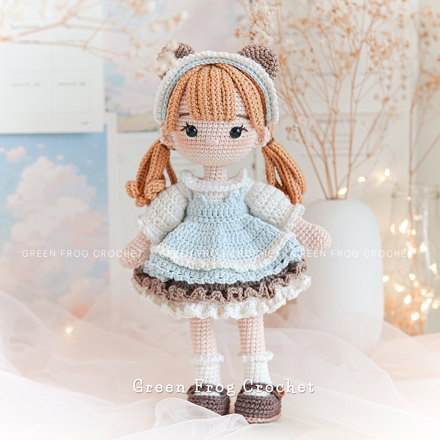 Ellie Amigurumi Doll Pattern Green Frog Ellie Amigurumi Doll Pattern Green Frog