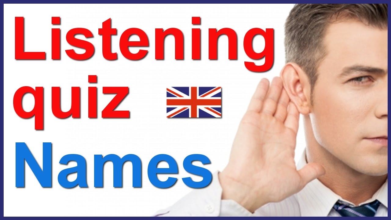 English Listening And Spelling Quiz People s Names YouTube