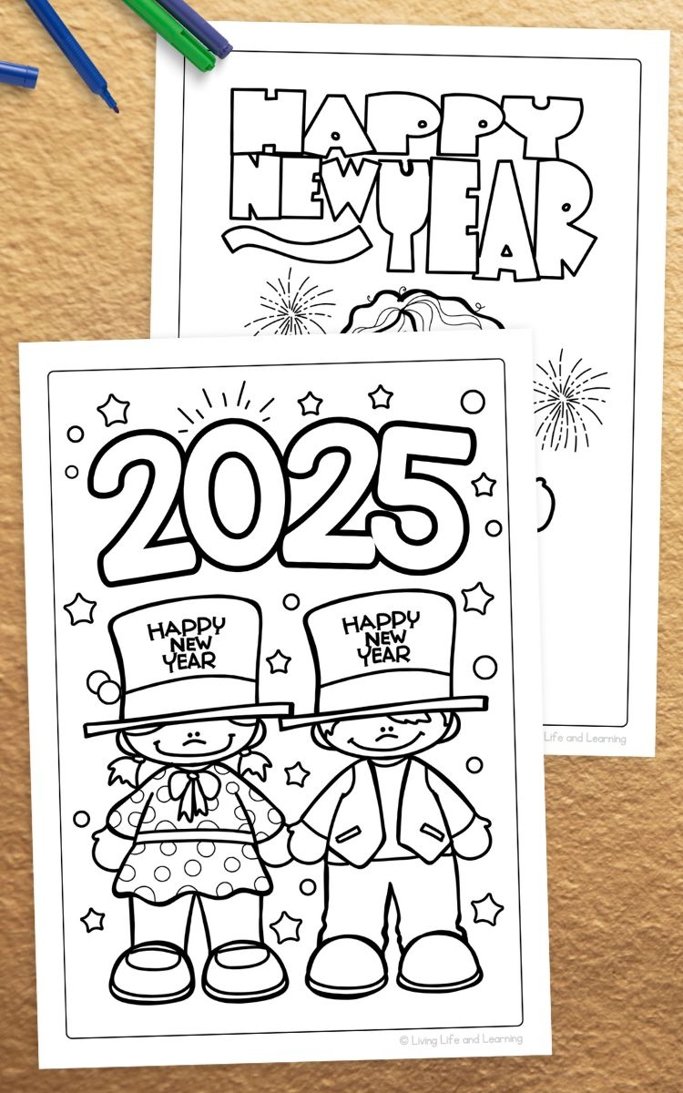 Enhance Learning With New Year Coloring Pages For Preschoolers Enhance Learning With New Year Coloring Pages For Preschoolers