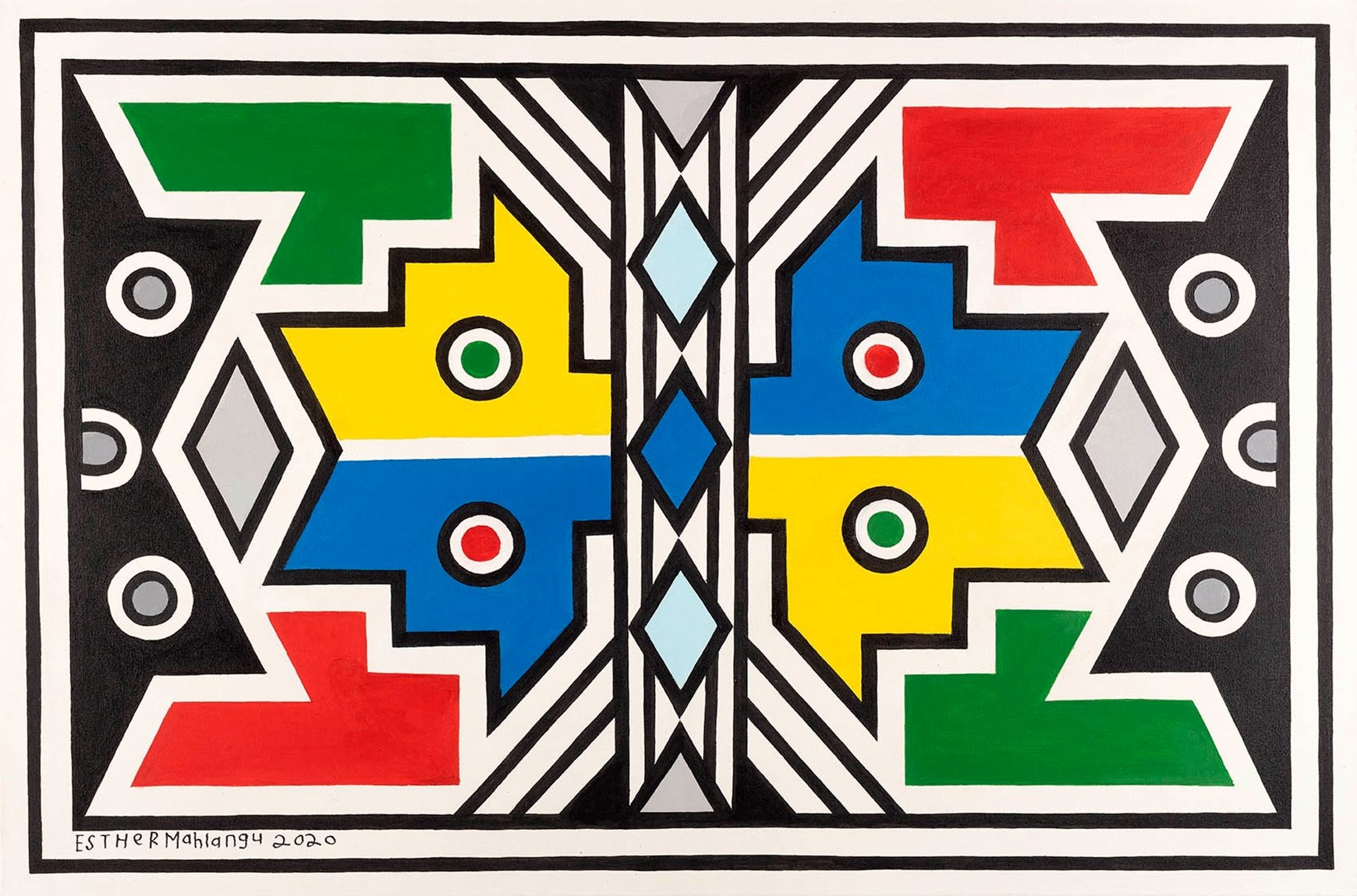 Esther Mahlangu And Ndebele Art Esther Mahlangu And Ndebele Art