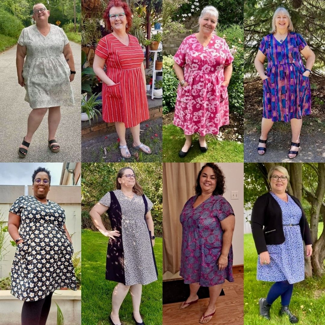 Expanded Sizes Celeste Dress Itch To Stitch