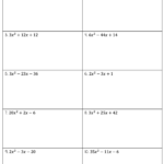 Factoring Polynomials Notes And Worksheets Lindsay Bowden Worksheets Library