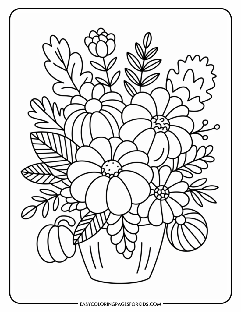 printable colouring pages flowers