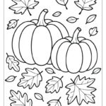 Fall Leaves Coloring Pages Free Printables