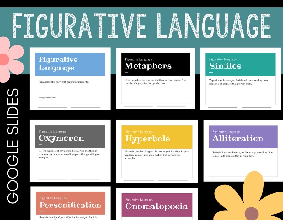Figurative Language Google Slides Metaphor Simile Hyperbole Idiom Oxymoron Alliteration And More Etsy Figurative Language Google Slides Metaphor Simile Hyperbole Idiom Oxymoron Alliteration And More Etsy