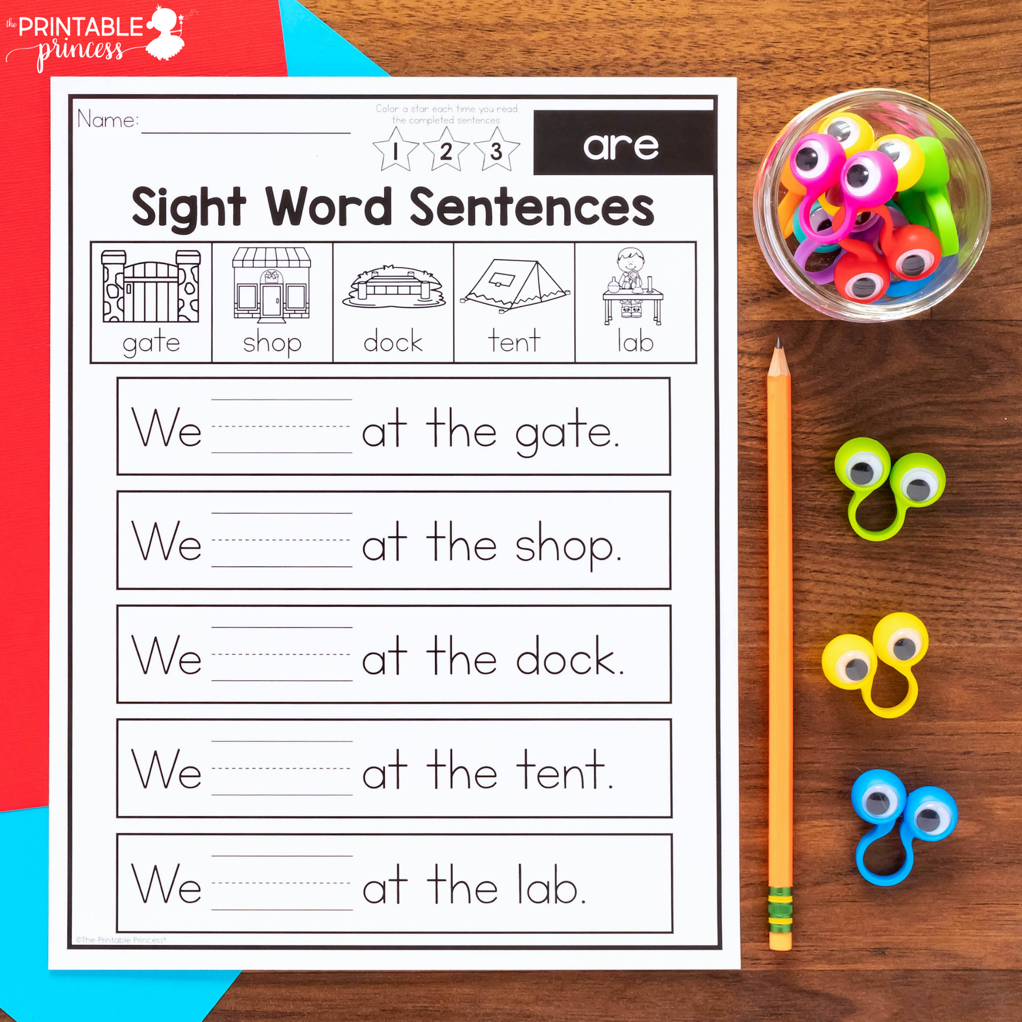 Fill In The Blank Sight Word Sentences Set 2 The Printable Princess