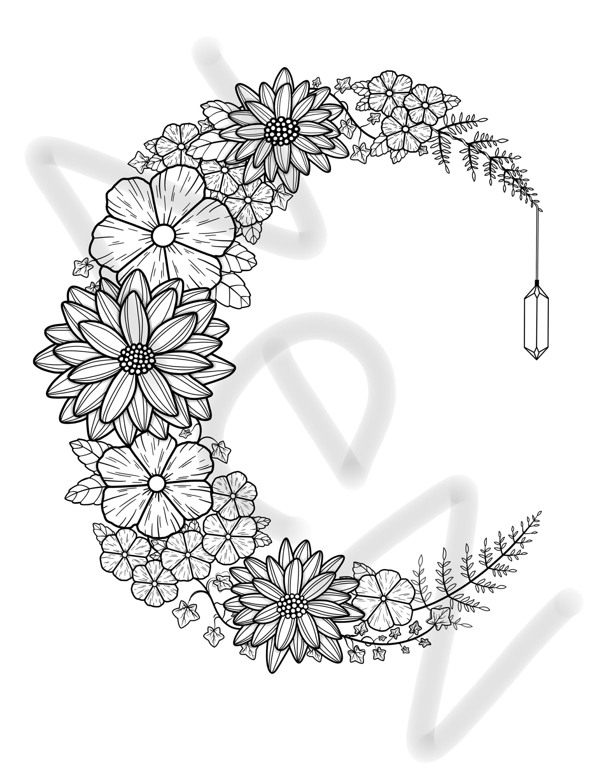 printable flower coloring sheets