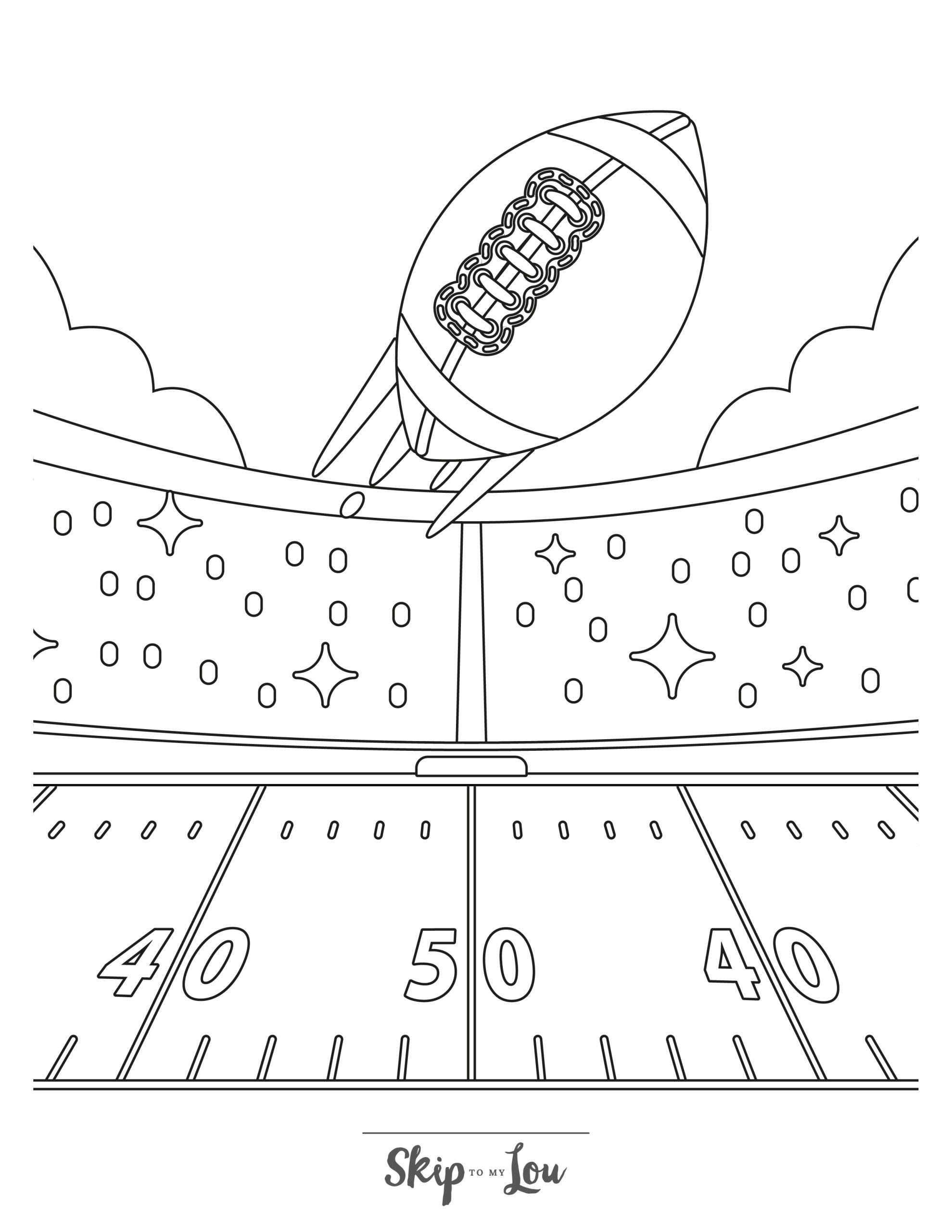 Football Coloring Pages NFL Printables To Download Skip To My Lou Football Coloring Pages NFL Printables To Download Skip To My Lou