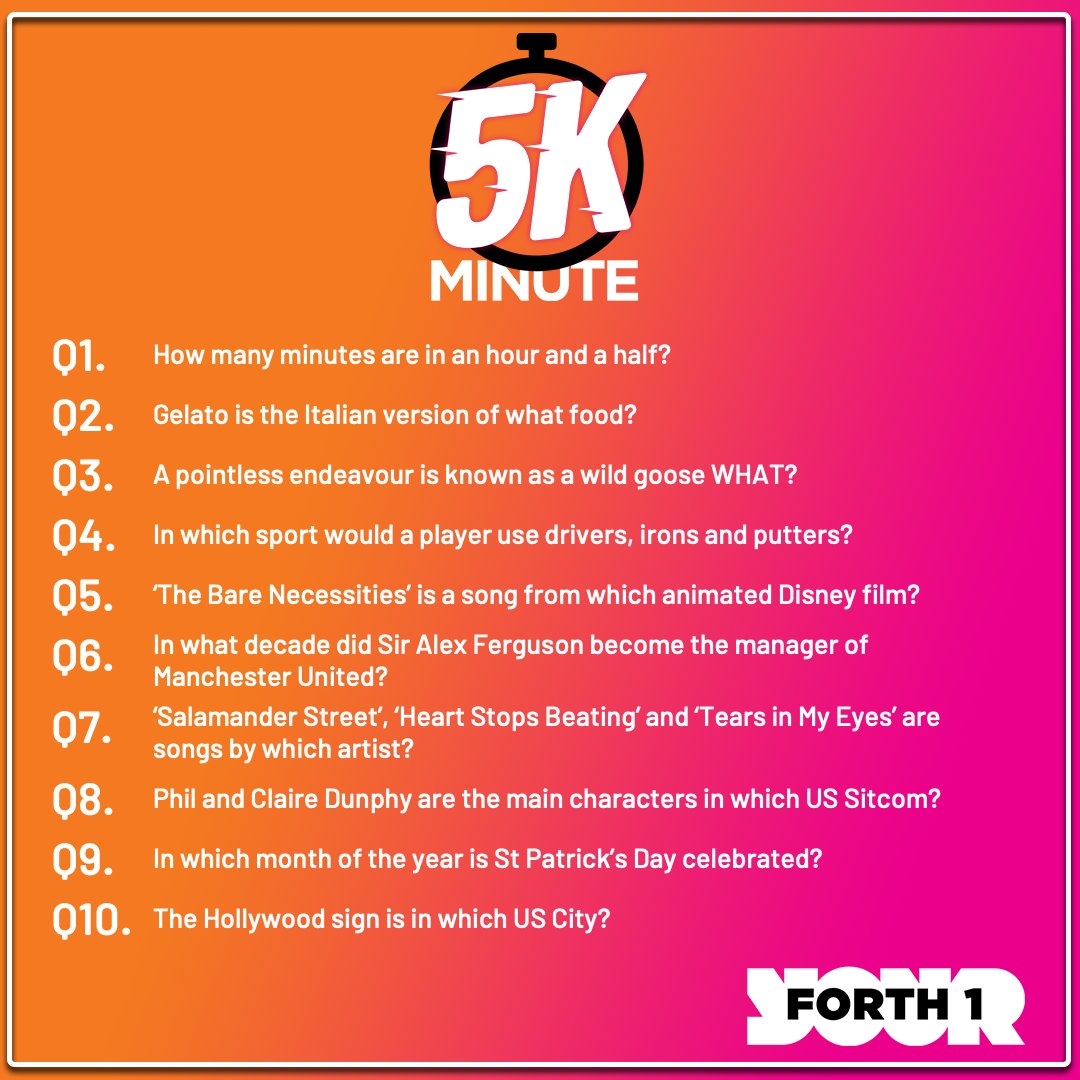 Forth 1 On X 6 10 For Lynsey This Morning Answers Https t co tPTPrPAXZF Https t co Sd717rfa5v X