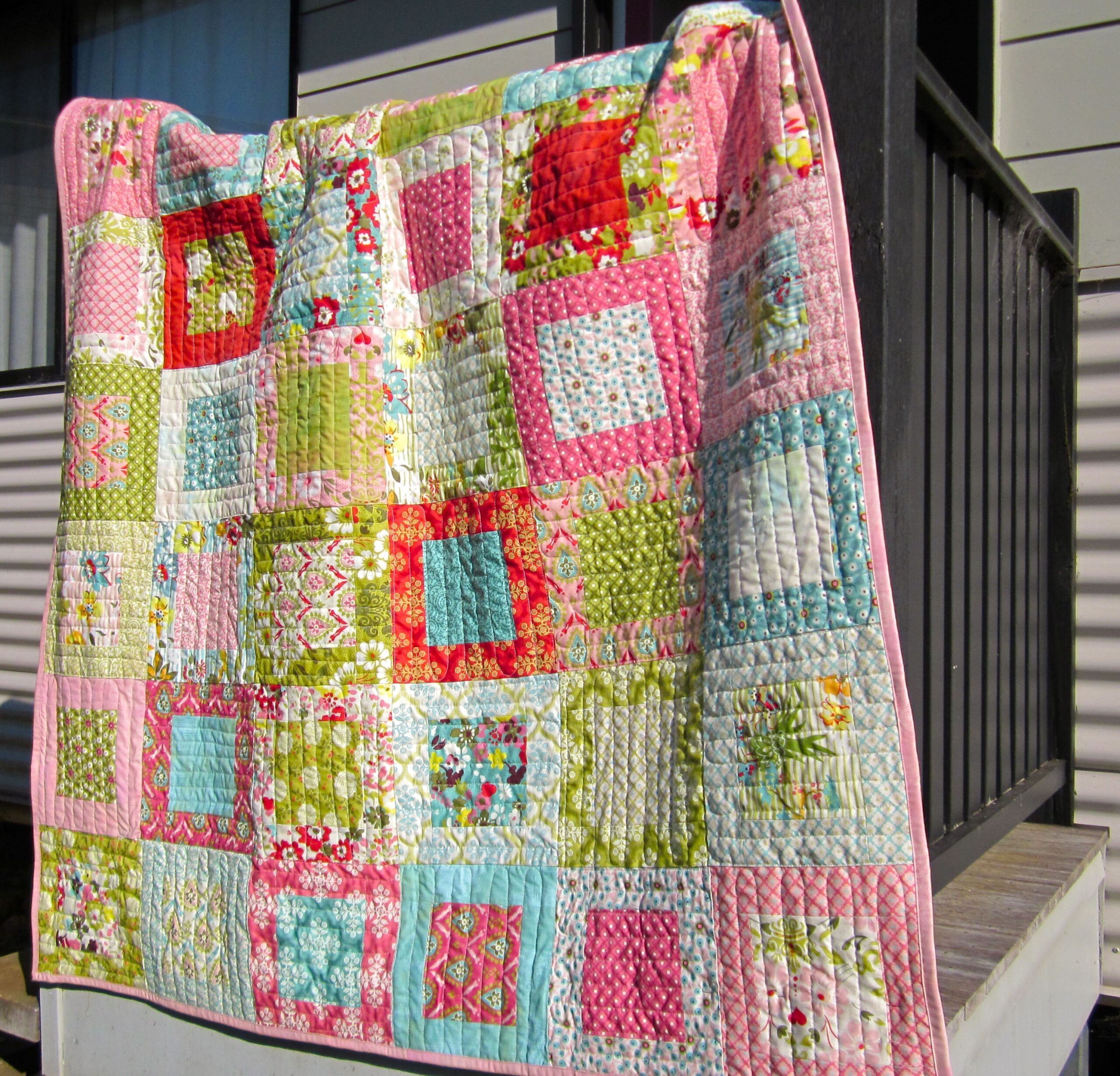 Framed My Most Popular Moda Layer Cake Quilt Tutorial Silk Road Life
